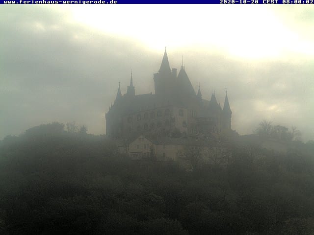 Das Bild der Webcam um 06:00 Uhr.
