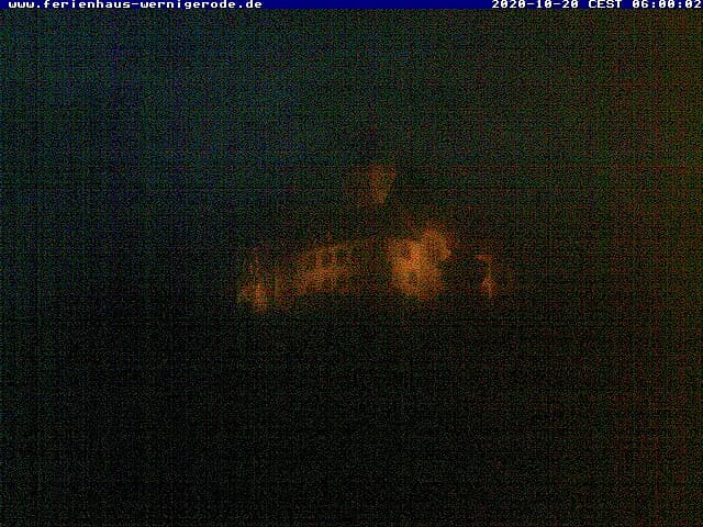 Das Bild der Webcam um 06:00 Uhr.